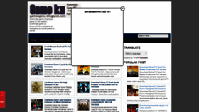 What Gamespcku.blogspot.co.id website looked like in 2020 (4 years ago)