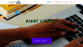 What Giantlibrary.com website looked like in 2020 (4 years ago)