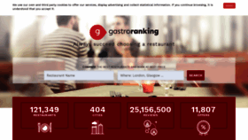 What Gastroranking.co.uk website looked like in 2020 (4 years ago)