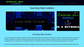 What Geometrydashsubzero.com website looked like in 2020 (4 years ago)
