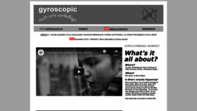 What Gyroscopic.org website looked like in 2020 (4 years ago)