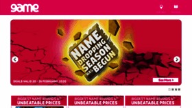What Game.co.zm website looked like in 2020 (4 years ago)