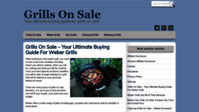 What Grillsonsale.net website looked like in 2020 (4 years ago)