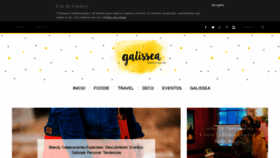 What Galissea.com website looked like in 2020 (4 years ago)