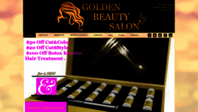What Goldenbeautysalon.com website looked like in 2020 (4 years ago)