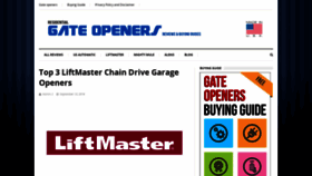 What Gateopenersreview.com website looked like in 2020 (4 years ago)
