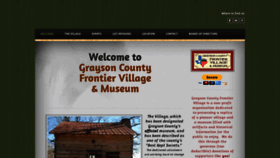 What Graysoncofrontiervillage.us website looked like in 2020 (4 years ago)