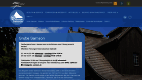 What Grube-samson.de website looked like in 2020 (4 years ago)