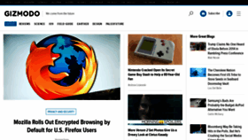 What Gizmodo.in website looked like in 2020 (4 years ago)