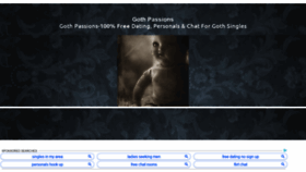 What Gothpassions.com website looked like in 2020 (4 years ago)