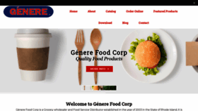 What Generefoods.com website looked like in 2020 (4 years ago)