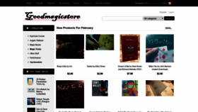 What Goodmagicstore.com website looked like in 2020 (4 years ago)