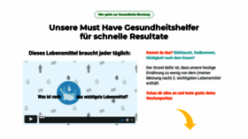 What Gesundheits-universum.de website looked like in 2020 (4 years ago)
