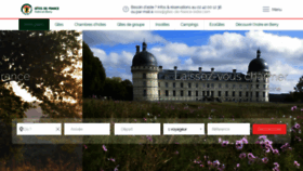 What Gites-de-france-indre.com website looked like in 2020 (4 years ago)