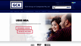 What Gca.edu.au website looked like in 2020 (4 years ago)