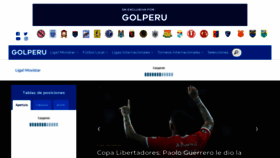 What Golperu.pe website looked like in 2020 (4 years ago)