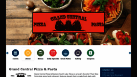 What Grandcentralpizzapasta.com website looked like in 2020 (4 years ago)
