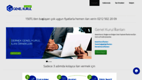 What Genelkurulilanlari.com website looked like in 2020 (4 years ago)