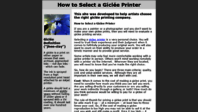 What Gicleefineartprintingservice.com website looked like in 2020 (4 years ago)