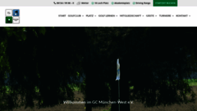 What Golfclub-muenchen-west.de website looked like in 2020 (4 years ago)