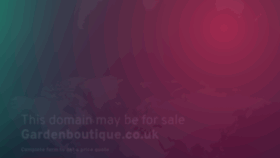 What Gardenboutique.co.uk website looked like in 2020 (4 years ago)