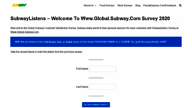 What Global-subway.com website looked like in 2020 (4 years ago)