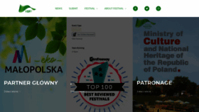 What Greenfestival.pl website looked like in 2020 (4 years ago)