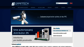 What Grantech.sk website looked like in 2020 (4 years ago)