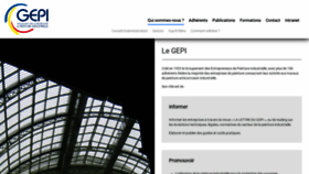 What Gepi.fr website looked like in 2020 (4 years ago)
