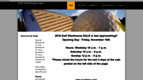 What Golfwarehousesale.com website looked like in 2020 (4 years ago)