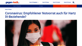 What Gegen-hartz.de website looked like in 2020 (4 years ago)