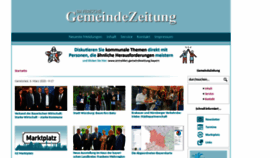 What Gemeindezeitung.de website looked like in 2020 (5 years ago)