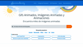What Gifsanimados.org website looked like in 2020 (4 years ago)