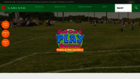 What Garlandparks.com website looked like in 2020 (4 years ago)
