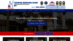 What Gbsremovals.co.uk website looked like in 2020 (4 years ago)