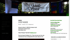 What Gentlespirit.org website looked like in 2020 (4 years ago)
