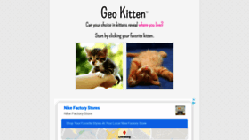 What Geokitten.com website looked like in 2020 (4 years ago)