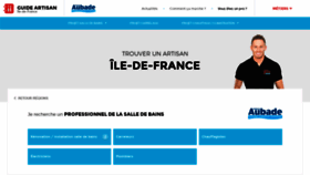 What Guide-artisan-ile-de-france.fr website looked like in 2020 (4 years ago)