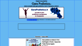 What Garapodistica.it website looked like in 2020 (4 years ago)