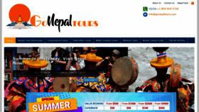 What Gonepaltours.com website looked like in 2020 (4 years ago)