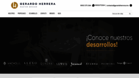 What Gerardoherrera.mx website looked like in 2020 (4 years ago)