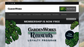 What Gardenworks.ca website looked like in 2020 (4 years ago)