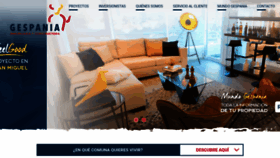 What Gespania.cl website looked like in 2020 (5 years ago)