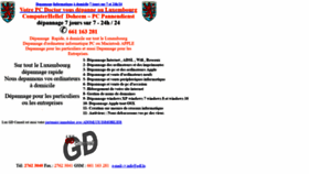 What Gdconseil.org website looked like in 2020 (4 years ago)