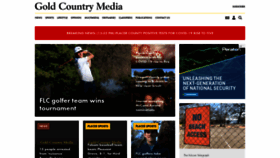 What Goldcountrymedia.com website looked like in 2020 (4 years ago)