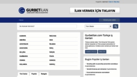 What Gurbetilan.com website looked like in 2020 (4 years ago)