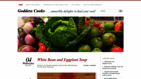 What Goddesscooks.com website looked like in 2020 (4 years ago)