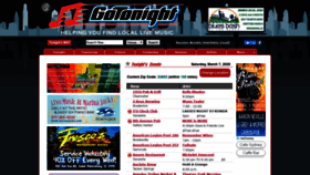 What Gotonight.com website looked like in 2020 (5 years ago)