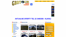 What Geotour.pl website looked like in 2020 (4 years ago)