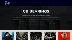 What Gbbearings.co.za website looked like in 2020 (4 years ago)
